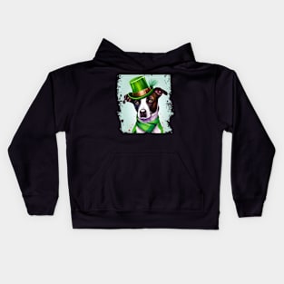 Dog And St. Patrick's Day Kids Hoodie